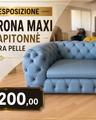€ 1200,00 poltrona maxi capitonne’ esposizione