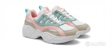 Kappa sneakers da donna platform multicolore