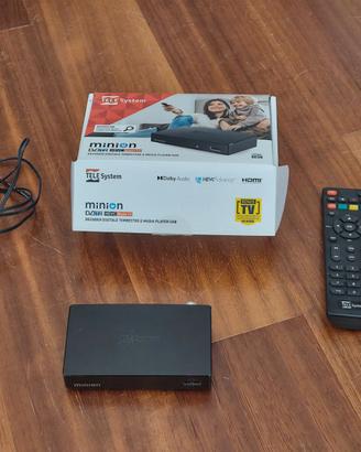 Decoder TELE System Minion DVB-T2 HEVC Main10