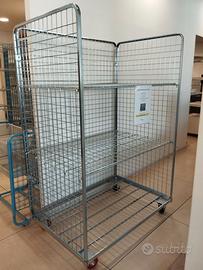 ROLL CONTAINER CARRELLO ESPOSITORE IN FILO