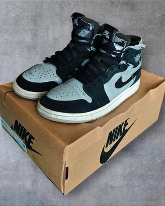 Air Jordan 1 Zoom CMFT Smoke Grey nere - tg 43
