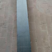 Barra rettangolare in PVC nero