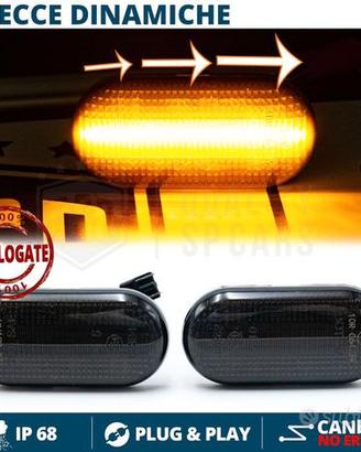 Frecce LED Dinamiche per DACIA Omologate Nere
