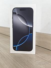 IPHONE 16 PRO 256GB black NUOVO IMBALLATO 