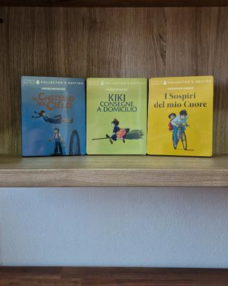 Studio Ghibli 3 Steelbook (blu-ray + dvd)