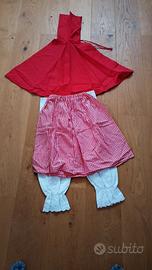 vestito cappuccetto rosso carnevale