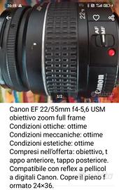 Canon EF 22/55mm f4-4,5 USM Black.