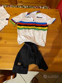 Completo bimbo bici da corsa