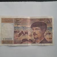 Banconota Banque de france 20 1981