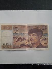 Banconota Banque de france 20 1981