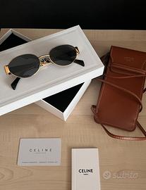 Occhiali da sole celine triomphe metal