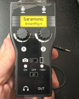 Saramonic Smartring+ 2 canali + Azden WM-PRO