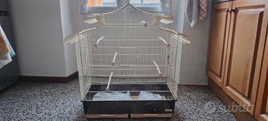 Voliera Nuova Marca Ferplast con accessori 