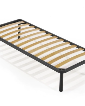 Letto Singolo 80x190 con Doghe in Legno