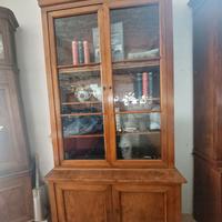 LIBRERIA VETRINA DEI PRIMI 800 ,NOCE