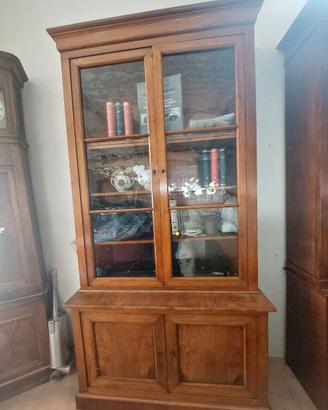 LIBRERIA VETRINA DEI PRIMI 800 ,NOCE