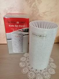 Portacoltelli bianco in plastica - NUOVO scatolato