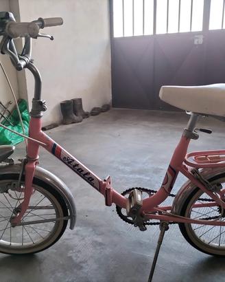 bicicletta Atala da bambina pieghevole 