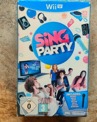 Wii U Sing party + microfono 