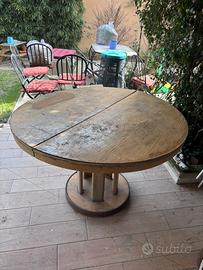 Tavolo tondo estensibile