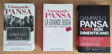 Giampaolo Pansa  Lotto 3 libri  Ciclo dei vinti