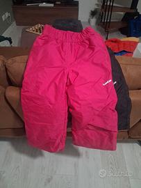 pantaloni sci bambina