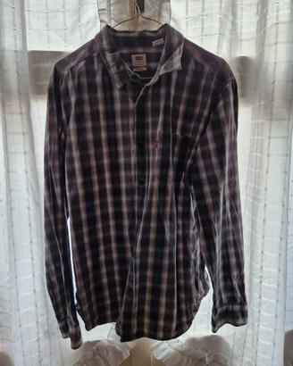 Camicia Levi's Grigia e nera 