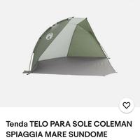 Tenda telo para sole spiaggia mare Coleman SUNDOME