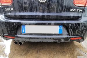 VOLKSWAGEN GOLF 6 ANNO 2011 - PARAURTI POSTERIORE
