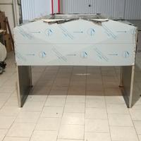 cappa inox con barbecue.