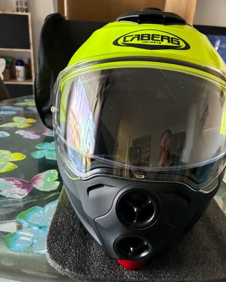 Casco modulare moto Caberg doppia omologazione
