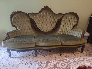salotto , divano più poltrone Luigi XVI