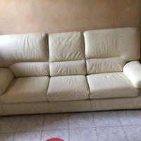 Divano in pelle 3 posti
