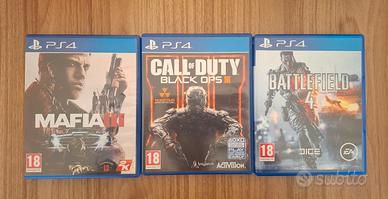 3 giochi PS4 - 20 € l'intero blocco 