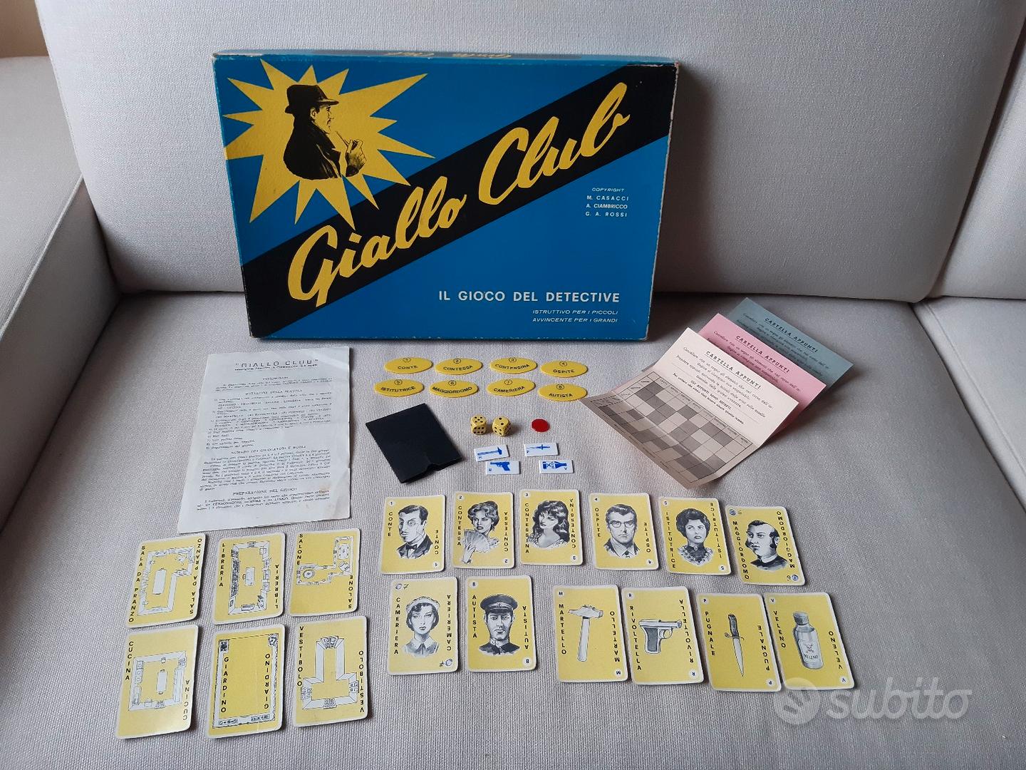 Ludic Combinazioni Segrete Il Giallo D'Autore In Gioco Di Marco Malvaldi It57335 Gioco Di Societa Per La Famiglia Per 2 10 Giocatori Made In Italy