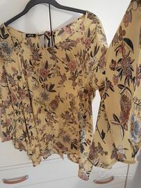 camicia a fior