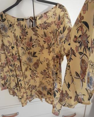 camicia a fior