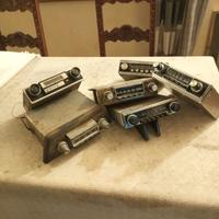 Autoradio d'epoca vintage lotto di 6 pezzi.