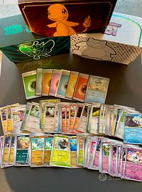 Carte Pokemon-200 Reverse e Holo con 1 Ex omaggio