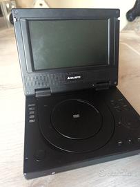 lettore dvd portatile majestic con telecomando