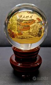 Globo d’arte orientale “Lungo il fiume durante il