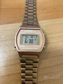 Casio digitale vintage Illuminator oro rosa – Wate
