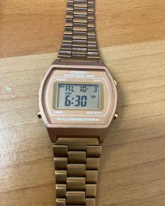 Casio digitale vintage Illuminator oro rosa – Wate