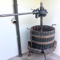 TORCHIO DA VINO MANUALE VINTAGE PER PRESSATURA UVA