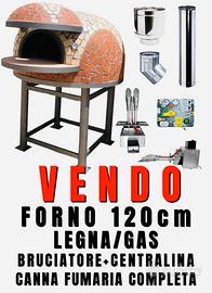 FORNO PIZZE LEGNA GAS