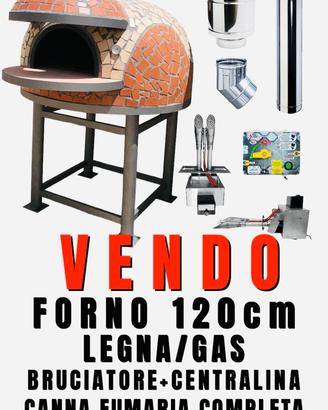 FORNO PIZZE LEGNA GAS