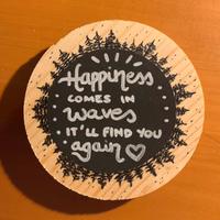 Sottobicchiere in legno