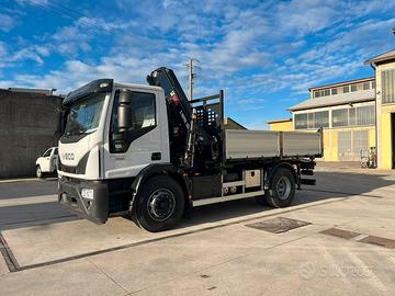 IVECO EUROCARGO 180E32 K, GRU HIAB X-HIPRO 162 ES-