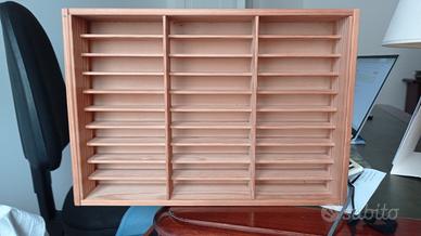 Contenitore per cassette musicali legno