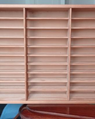 Contenitore per cassette musicali legno